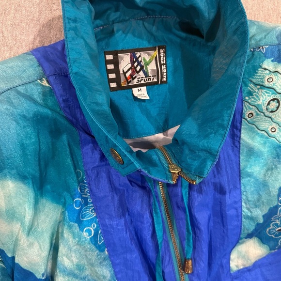 Vintage RE River Edge Sport Women's Tracksuit Windbreaker Set - Size M Blue - Picture 5 of 14
